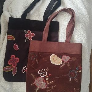 Boho style tote bags